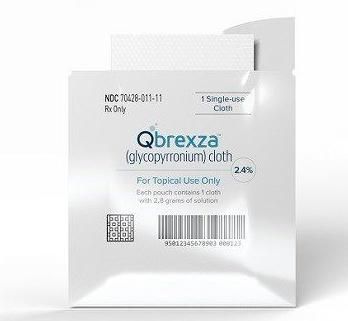 Qbrexza(Glycopyrronium Cloth, 2.4%, for Topical)